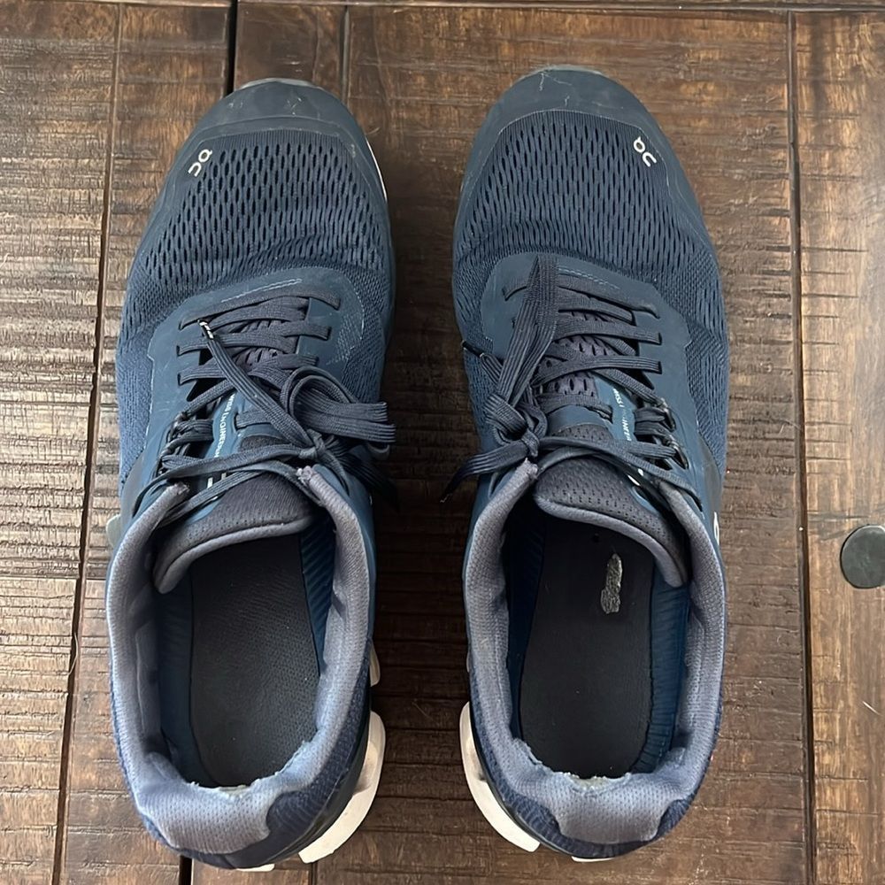 On Cloud Men's Running Midnight Navy Sneakers Size: 11.5 - Picture 11 of 12